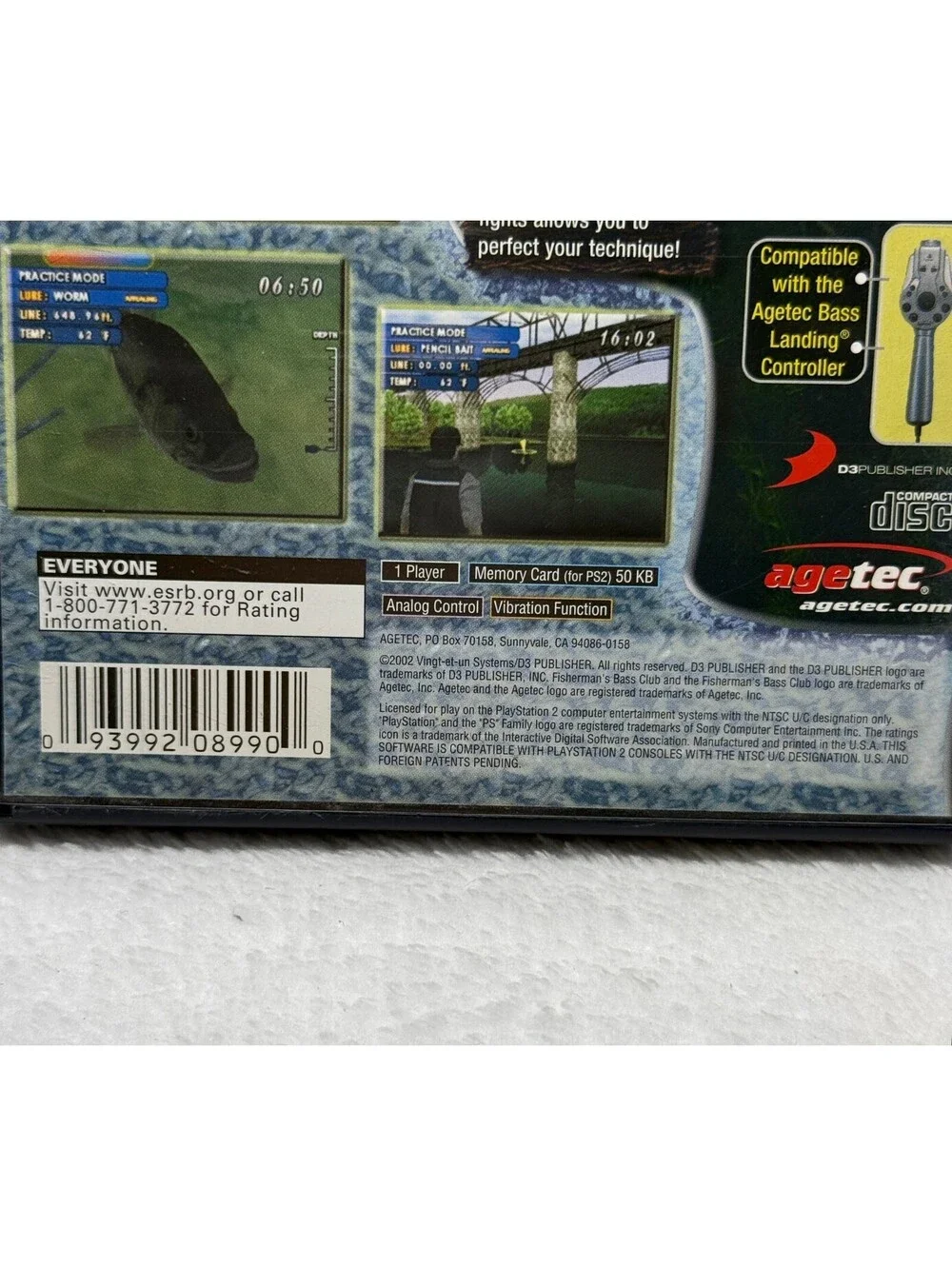 Fisherman's Bass Club PS2 PlayStation 2 Complete CIB Authentic